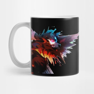 Demonic Wolf Right Wing Mug